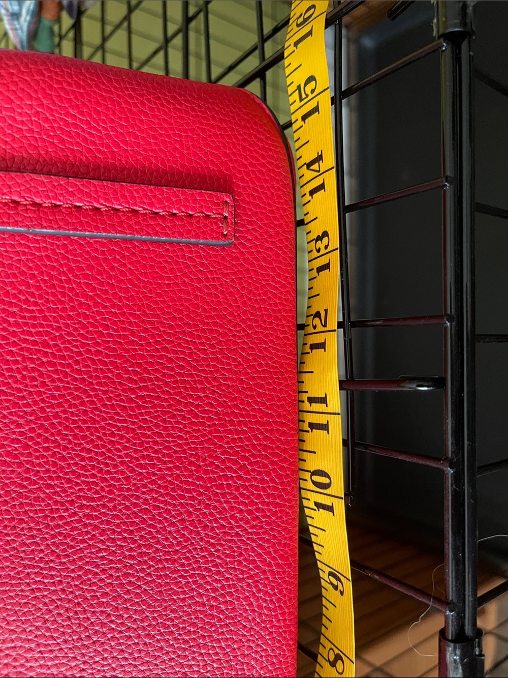 Marc Jacobs Bright Red Leather Satchel with Gold Accents - Picture 13 of 15